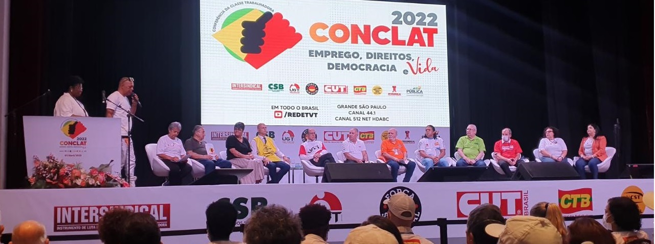 Read more about the article ﻿Presidente do Sinfa-RJ participa, em São Paulo, da Conferência da Classe Trabalhadora 2022
